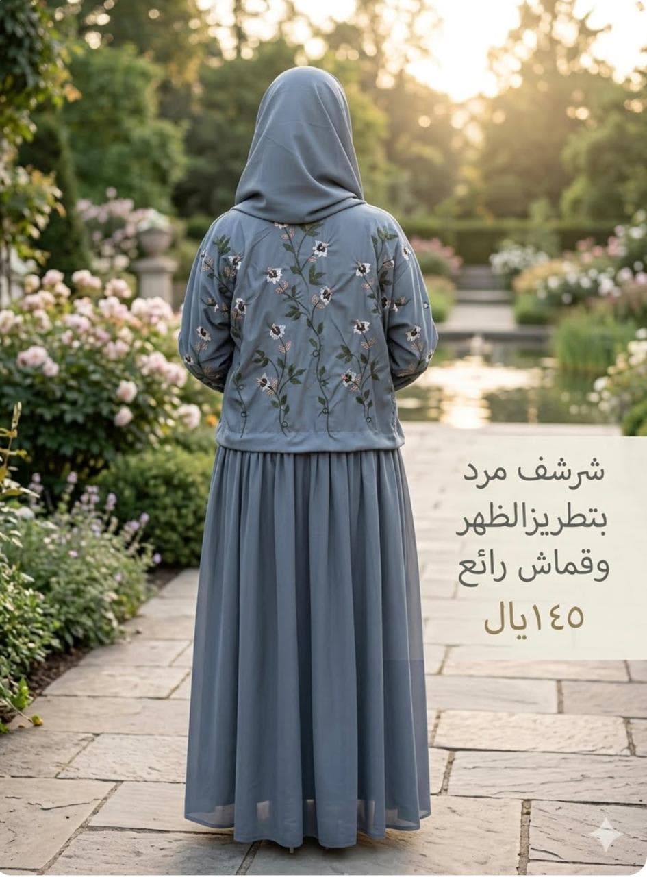 صورة منتج شرشف مرد بتطريز الظهر